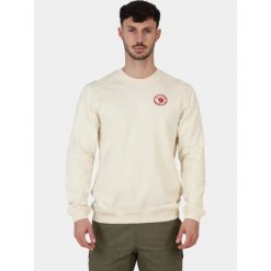 Sweter Męski Fjallraven 1960 Logo Badge. Białe swetry przez głowę męskie Fjällräven, na zimę, m, bez wzorów, bez kołnierzyka. Za 524.45 zł.