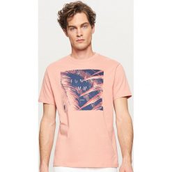 T-shirt z nadrukiem - Pomarańczo. Szare t-shirty i topy dla dziewczynek Reserved, z nadrukiem. W wyprzedaży za 24.99 zł.