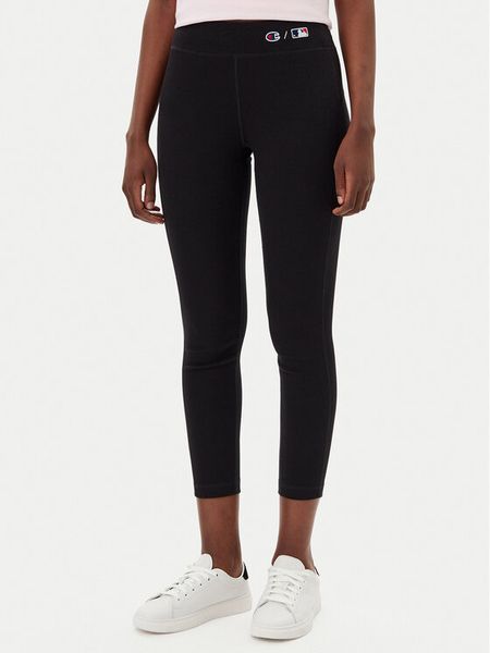 Champion Legginsy 117975 Czarny Slim Fit. Czarne legginsy damskie Champion, xs, bez wzorów, z bawełny. Za 119.99 zł.