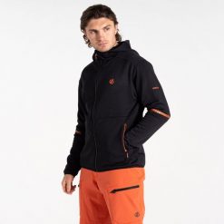 Polar narciarski męski Camber Core Stretch. Czarne bluzy męskie Dare 2b, na zimę, m, bez wzorów, z polaru, bez kaptura. W wyprzedaży za 259.85 zł.