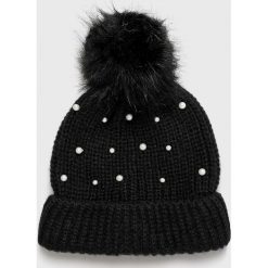 Vero Moda - Czapka. Czarne czapki i kapelusze damskie Vero Moda, z dzianiny. Za 59.90 zł.