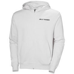 Bluza z kapturem i zamkiem błyskawicznym Helly Hansen Core. Szare bluzy męskie Helly Hansen, m, bez wzorów, z bawełny, z kapturem. Za 361.50 zł.