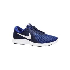 Buty męskie do szybkiego marszu Revolution 4 w kolorze niebieskim. Buty sportowe męskie marki Nike. Za 199.99 zł.