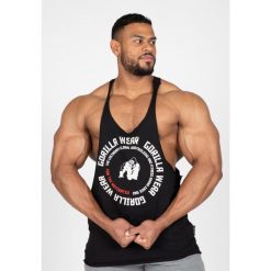 Melrose Stringer - Czarny. Czarne buty sportowe męskie GORILLA WEAR, bez zapięcia, na fitness i siłownię. Za 170.00 zł.