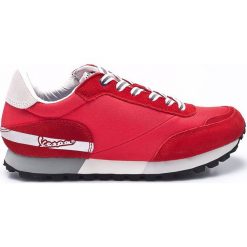Vespa - Buty. Czerwone obuwie sportowe damskie Vespa, z materiału. W wyprzedaży za 239.90 zł.