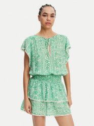 Melissa Odabash Sukienka letnia Keri Zielony Regular Fit. Zielone sukienki damskie Melissa Odabash, na lato, m, bez wzorów, z wiskozy, bez kołnierzyka, bez ramiączek. Za 929.99 zł.
