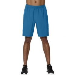Asics Spodenki męskie Lunge Short 9IN niebieskie r. S (141083-8154). Krótkie spodenki sportowe męskie marki Asics. Za 135.01 zł.