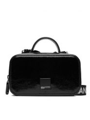 Karl Lagerfeld Jeans Torebka B1W30141 Czarny. Czarne torebki do ręki damskie Karl Lagerfeld Jeans, bez wzorów, z jeansu, bez dodatków. Za 559.99 zł.