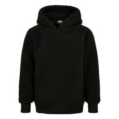 Bluza Z Kapturem Sherpa Dla Chłopców. Czarne bluzy dla chłopców Urban Classics, bez wzorów, bez ramiączek, z kapturem. Za 170.99 zł.
