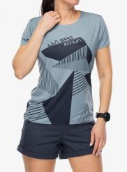 Koszulka wspinaczkowa damska La Sportiva Comp T-Shirt. Niebieskie t-shirty damskie La Sportiva, l, bez wzorów, z poliesteru, bez kołnierzyka. Za 269.49 zł.