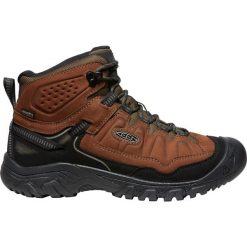 Buty trekkingowe męskie Keen Targhee Iv Mid Wp. Brązowe trekkingi męskie Keen, za kostkę, wspinaczkowe. Za 858.00 zł.