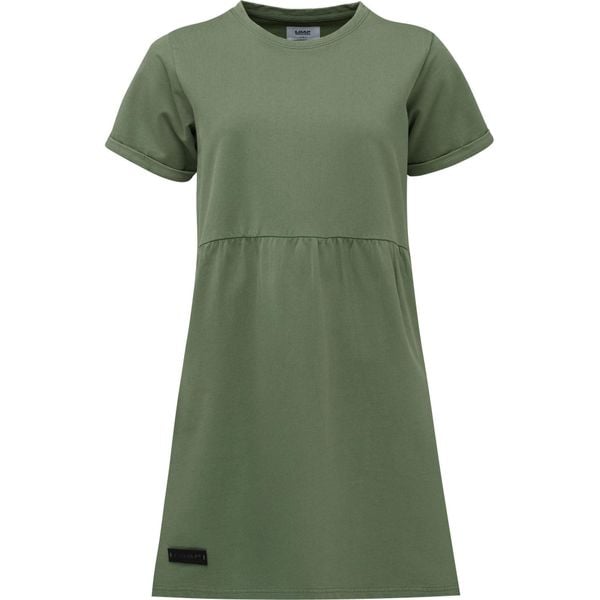 Sukienka LOAP Denisa damska, zielona XL. Zielone sukienki damskie WOMEN'S HEALTH, na co dzień, s, bez wzorów, sportowe, bez kołnierzyka, bez ramiączek, proste. Za 127.77 zł.