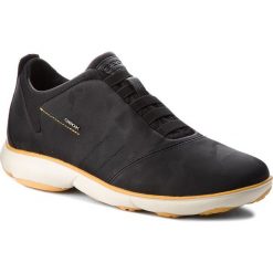 Półbuty GEOX - U Nebula F U62D7F 000VD C9999 Black. Czarne półbuty na co dzień męskie Geox, z materiału. Za 539.00 zł.