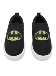 Batman Tenisówki CEO-CP91-AW26-108WBBAT Czarny. Czarne trampki i tenisówki chłopięce batman, bez wzorów, z materiału, bez zapięcia. Za 59.99 zł.