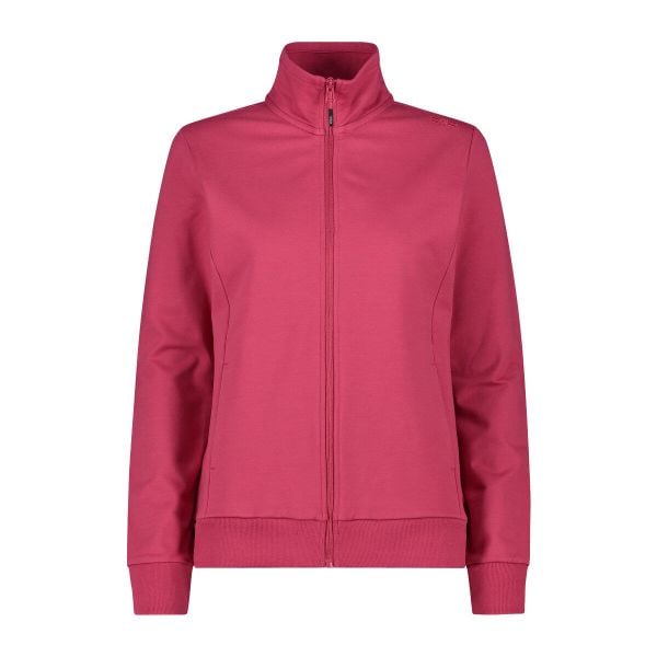 Damska bluza dresowa CMP. Czerwone bluzy damskie CMP, xs, bez wzorów, z bawełny, bez kaptura. Za 237.20 zł.
