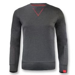 Bluza z bawełny damska NEBI ciemnoszara. Brązowe bluzy damskie Legea, bez wzorów, z bawełny, na fitness i siłownię. Za 86.00 zł.