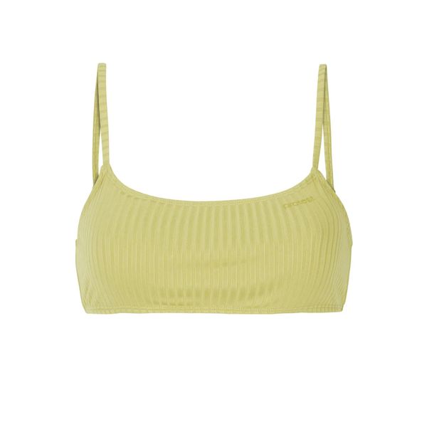 Damski top do kostiumu kąpielowego Protest MIXElif 25. Zielone topy damskie Protest, s, bez wzorów, z materiału, bez kołnierzyka, bez ramiączek. Za 190.50 zł.