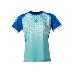 Damski jersey Select Islande. Niebieskie koszulki sportowe damskie Select, bez wzorów, z jersey, bez kołnierzyka, bez ramiączek, do piłki ręcznej. Za 152.50 zł.