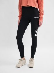Damskie legginsy Hummel Legacy. Czarne legginsy damskie Hummel, xs, bez wzorów, z bawełny, z standardowym stanem, na fitness i siłownię. Za 138.01 zł.