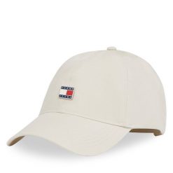 Czapka z daszkiem Tommy Jeans. Czapki i kapelusze damskie Tommy Jeans, bez wzorów, z jeansu. Za 89.99 zł.