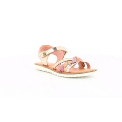 Sandały dziewczęce KICKERS BETTY ROSE RAINBOW dziecięce. Czerwone sandały dziewczęce Kickers, bez zapięcia. W wyprzedaży za 260.20 zł.