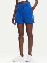 Pepe Jeans Szorty sportowe Red Bull Racing RL800008 Niebieski Relaxed Fit. Niebieskie szorty sportowe damskie Pepe Jeans, s, bez wzorów, z bawełny, sportowe. Za 169.99 zł.