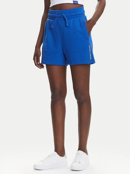 Pepe Jeans Szorty sportowe Red Bull Racing RL800008 Niebieski Relaxed Fit. Niebieskie szorty sportowe damskie Pepe Jeans, s, bez wzorów, z bawełny, sportowe. Za 169.99 zł.