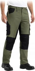 Reis Męskie spodnie robocze ochrona nóg kieszenie na nakolanniki wzmocnienia Cordura elementy pasy odblaskowe polecane dla branży - zielony 58. Brązowe spodnie sportowe męskie Reis, m, bez wzorów. Za 111.66 zł.