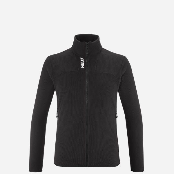 Bluza polarowa męska Millet Ubic Lightgrid. Czarne bluzy męskie Millet, l, bez wzorów, z materiału, bez kaptura. Za 435.10 zł.