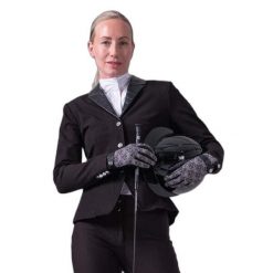 Damska kurtka konkursowa PS of Sweden Carol Croco. Czarne kurtki damskie PS OF SWEDEN, bez wzorów, bez kaptura. Za 1,283.50 zł.