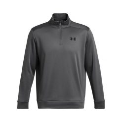Bluza z suwakiem 1/4 Under Armour Fleece®. Czarne bluzy męskie Under Armour, m, bez wzorów, z materiału, bez kaptura. Za 257.80 zł.