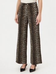 ONLY Spodnie palazzo Madison 15340798 Brązowy Regular Fit. Brązowe spodnie materiałowe damskie Only, xl, bez wzorów, z bawełny. Za 159.99 zł.