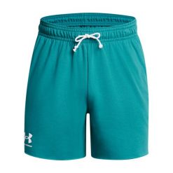 Szorty Under Armour Rival Terry 6". Białe krótkie spodenki sportowe męskie Under Armour, l, bez wzorów, na fitness i siłownię. W wyprzedaży za 199.35 zł.