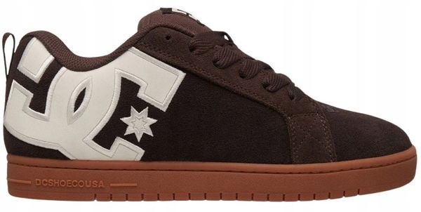 DC Shoes Court Graffik SE DC01665-200 Brązowe 42,5. Brązowe trampki męskie DC Shoes, bez wzorów, bez zapięcia. Za 249.30 zł.