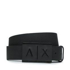 Pasek Armani Exchange. Czarne paski damskie Armani Exchange, bez wzorów. Za 325.99 zł.