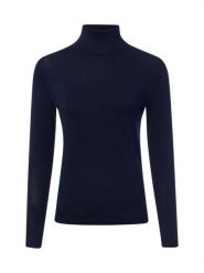 Marie Lund Sweter Kobiety drobna dzianina niebieski, XL. Niebieskie swetry damskie Marie Lund, xl, bez wzorów, z dzianiny, eleganckie, bez kołnierzyka, bez ramiączek, bez kaptura. Za 179.95 zł.