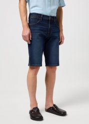 WRANGLER MĘSKIE SZORTY JEANSOWE COLTON SHORTS EASY GOING 112350823 W16C017984. Szorty męskie Wrangler, m, bez wzorów, z jeansu. Za 169.99 zł.