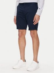 Tommy Jeans Szorty materiałowe Scanton DM0DM21950 Granatowy Slim Fit. Niebieskie szorty męskie Tommy Jeans, m, bez wzorów, z bawełny. Za 179.99 zł.