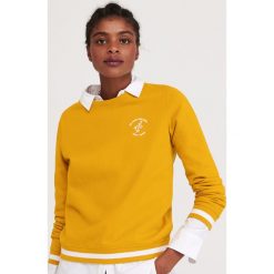 Bluza z bawełny organicznej - Żółty. Żółte bluzy damskie Reserved, l, bez wzorów, z bawełny, bez kaptura. Za 59.99 zł.