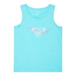 Dla Dziewczynki MIAREGULAR Niebieski. Niebieskie t-shirty i topy dla dziewczynek Roxy, bez wzorów, z bawełny, bez ramiączek. Za 64.99 zł.