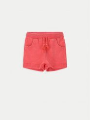 Coccodrillo Szorty sportowe WC4120401OWJ Czerwony Regular Fit. Czerwone spodenki dla dziewczynek COCCODRILLO, bez wzorów, z bawełny, sportowe. Za 49.90 zł.