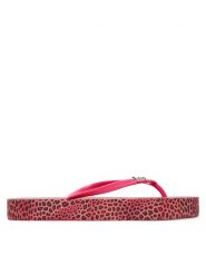 Juicy Couture Japonki 800292 Różowy. Czerwone klapki damskie Juicy Couture, bez wzorów, z syntetyku, bez obcasa. Za 79.99 zł.