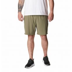 Krótkie Spodenki Trekkingowe Męskie Columbia Hike Short. Zielone krótkie spodenki sportowe męskie Columbia, m, bez wzorów, trekkingowe. Za 75.99 zł.