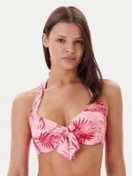 Liu Jo Beachwear Góra od bikini VA5191 J6448 Różowy. Czerwone bikini damskie Liu Jo Beachwear, bez wzorów. Za 199.99 zł.