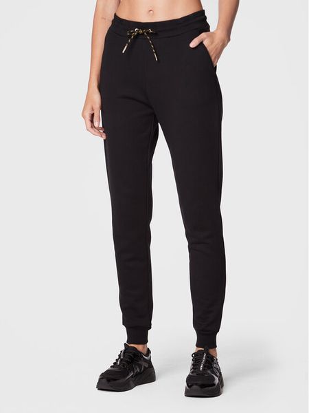 Armani Exchange Spodnie dresowe 6LYP70 YJ5VZ 1200 Czarny Regular Fit. Czarne spodnie dresowe damskie Armani Exchange, m, bez wzorów, z bawełny. Za 549.99 zł.