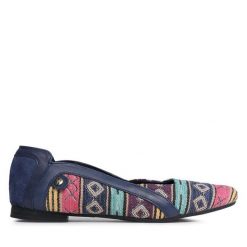 Baleriny Maciejka. Niebieskie baleriny damskie Maciejka, bez wzorów, bez obcasa. Za 339.99 zł.