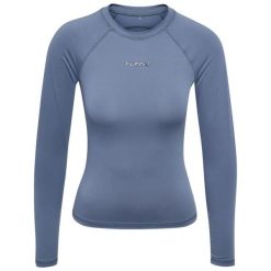 Damska koszulka z długim rękawem Hummel Prima. Szare t-shirty damskie Hummel, l, bez wzorów, z materiału, bez kołnierzyka. Za 193.50 zł.