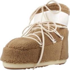 MOON BOOT MB ICON LOW FLEECE Brązowy. Brązowe trekkingi damskie Moon Boot. Za 1,233.99 zł.