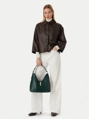 Furla Torebka Goccia M WB01499 BX3158 CN 5137S Zielony ciemny. Zielone torebki do ręki damskie Furla, bez wzorów, ze skóry, bez dodatków. Za 1,439.00 zł.