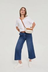 Torebka na ramię beżowa. Brązowe torby na ramię damskie MOODO, bez wzorów, bez dodatków. Za 109.99 zł.